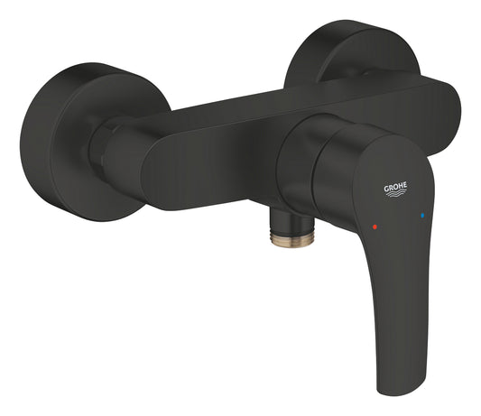 Grohe Eurosmart Einhand-Brausebatterie 33555, Wandmontage (matt black)