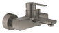 Grohe Lineare Einhand-Wannenbatterie 33849, Wandmontage (hard graphite gebürstet)