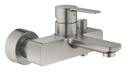 Grohe Lineare Einhand-Wannenbatterie 33849, Wandmontage (supersteel)