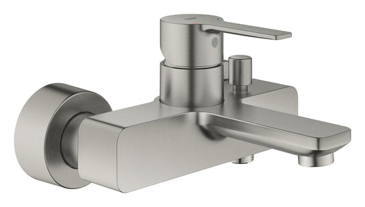 Grohe Lineare Einhand-Wannenbatterie 33849, Wandmontage (supersteel)