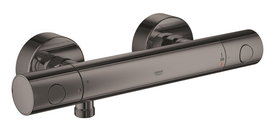 Grohe Grohtherm 1000 Cosmopolitan Thermostat-Brausebatterie 34065, Wandmontage (hard graphite)