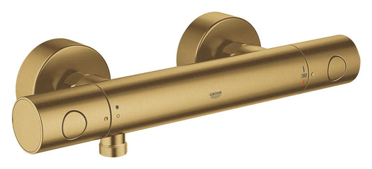 Grohe Grohtherm 1000 Cosmopolitan Thermostat-Brausebatterie 34065, Wandmontage (cool sunrise gebürstet)
