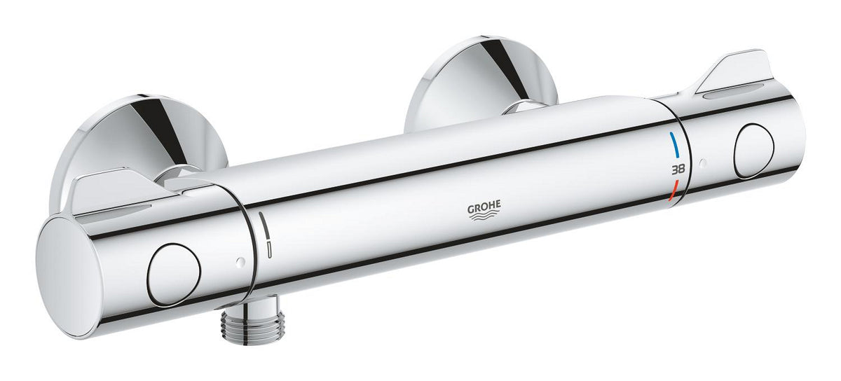 Grohe Grohtherm 800 Thermostat-Brausebatterie 34558, Wandmontage (chrom)