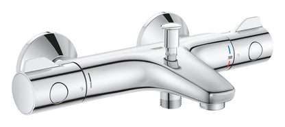 Grohe Thermostat-Wannenbatterie Grohtherm 800 Wandmontage eigensicher (chrom)