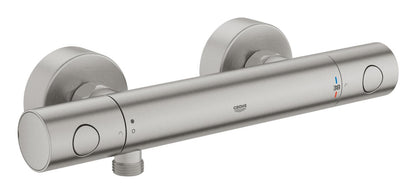 Grohe Grohtherm 800 Cosmopolitan Thermostat-Brausebatterie 34765, Wandmontage (supersteel)