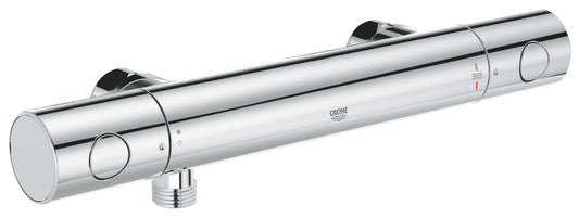 Grohe Grohtherm 800 Cosmopolitan Thermostat-Brausebatterie 34767, Wandmontage, ohne Anschlüsse (chrom)
