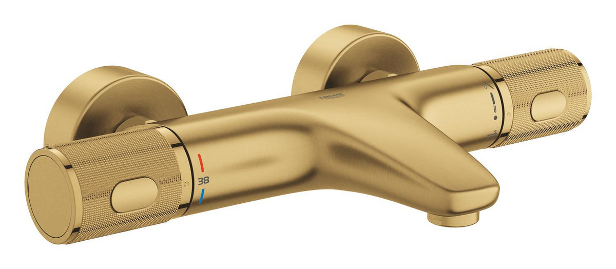 Grohe Grohtherm 1000 Performance Thermostat-Wannenbatterie 34830, Wandmontage (cool sunrise gebürstet)