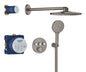 Grohe Grohtherm SmartControl Duschsystem Unterputz 34863 mit Rainshower SmartActive 310 (hard graphite gebürstet)