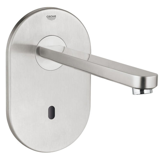 Grohe Eurosmart CE Infrarot-Elektronik für Waschtisch-Wandarmatur 36334, Ausladung 232 mm, 230 V (Edelstahl)
