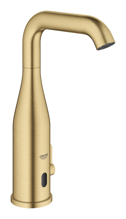 Grohe Essence E Infrarot-Elektronik für Waschtisch 36445 mit Mischung, 6 V Batterie (cool sunrise gebürstet)