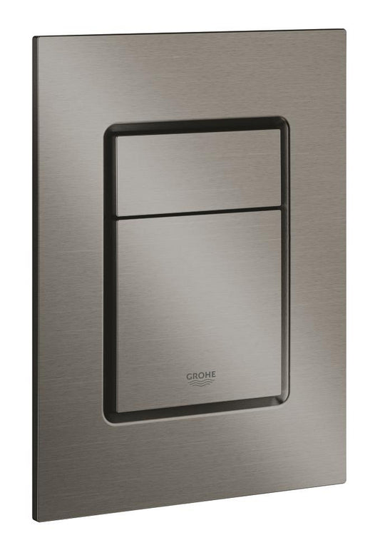 Grohe Skate Cosmopolitan S Betätigungsplatte 37535 für 2-Mengen- und Start & Stopp-Spülung (hard graphite gebürstet)
