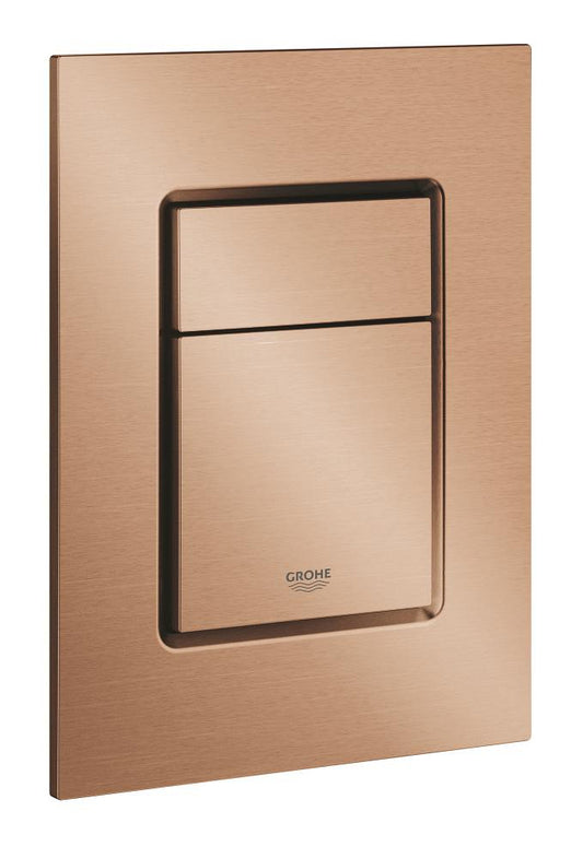 Grohe Skate Cosmopolitan S Betätigungsplatte 37535 für 2-Mengen- und Start & Stopp-Spülung (warm sunset gebürstet)
