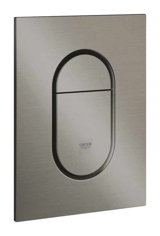 Grohe Arena Cosmopolitan S Betätigungsplatte 37624 für 2-Mengen- und Start & Stopp-Spülung (hard graphite gebürstet)