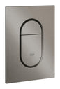 Grohe Arena Cosmopolitan S Betätigungsplatte 37624 für 2-Mengen- und Start & Stopp-Spülung (hard graphite gebürstet)