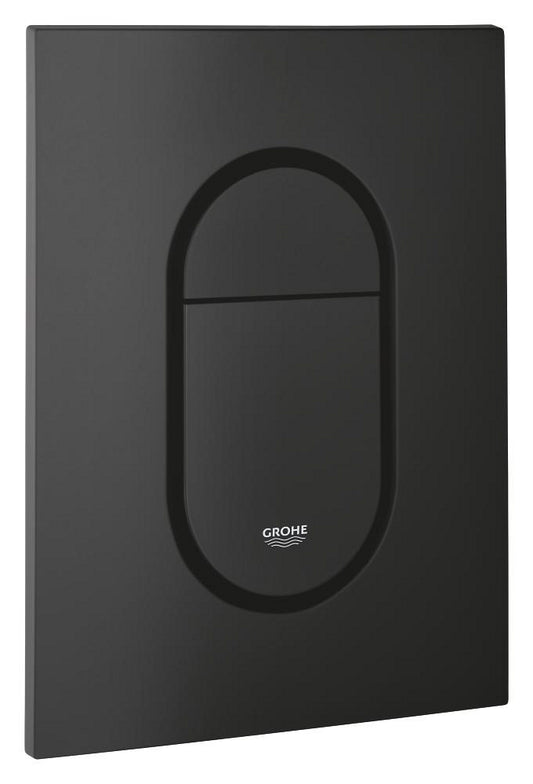 Grohe Arena Cosmopolitan S Betätigungsplatte 37624 für 2-Mengen- und Start & Stopp-Spülung (phantom black)
