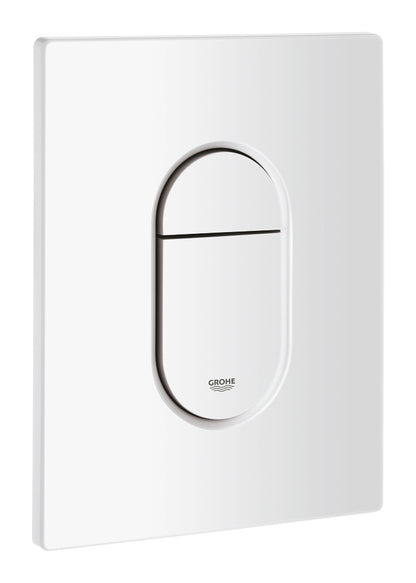 GROHE Arena Cosmopolitan Betätigungsplatte 38844 für 2-Mengen- und Start/Stopp-Betätigung, senkrecht (alpinweiß)