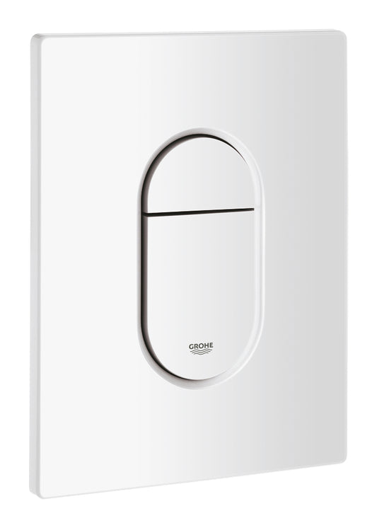 GROHE Arena Cosmopolitan Betätigungsplatte 38844 für 2-Mengen- und Start/Stopp-Betätigung, senkrecht (alpinweiß)