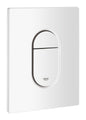 GROHE Arena Cosmopolitan Betätigungsplatte 38844 für 2-Mengen- und Start/Stopp-Betätigung, senkrecht (alpinweiß)