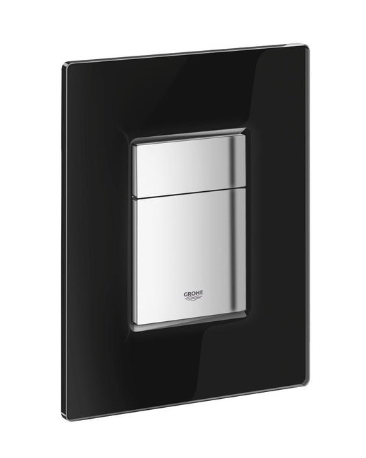 Grohe Skate Cosmopolitan Betätigungsplatte 38845 mit Glasoberfläche (velvet black)