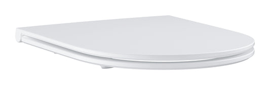 GROHE Bau Keramik WC-Sitz 39913000 Slim mit Soft Close und Deckel, für Bau Keramik WC 39 910 000 (alpinweiß)