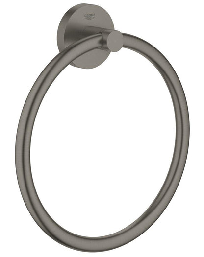 GROHE Essentials Handtuchring 40365 (hard graphite gebürstet)
