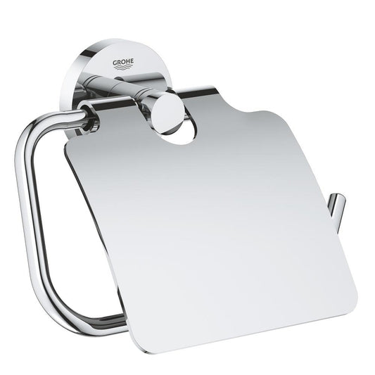 GROHE Essentials WC-Papierhalter mit Deckel (chrom)
