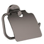 GROHE Essentials WC-Papierhalter 40367 mit Deckel (hard graphite)