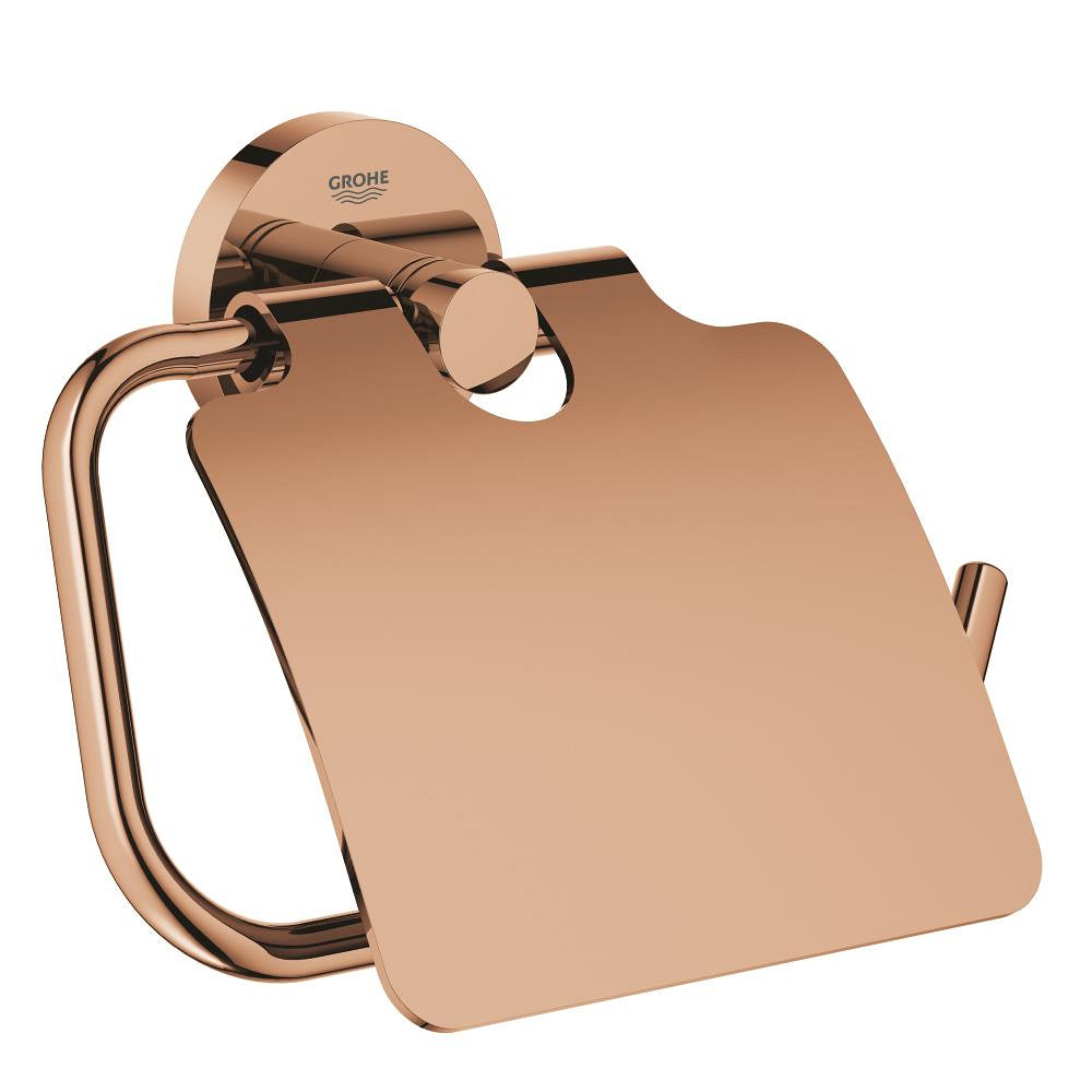 GROHE Essentials WC-Papierhalter 40367 mit Deckel (warm sunset)
