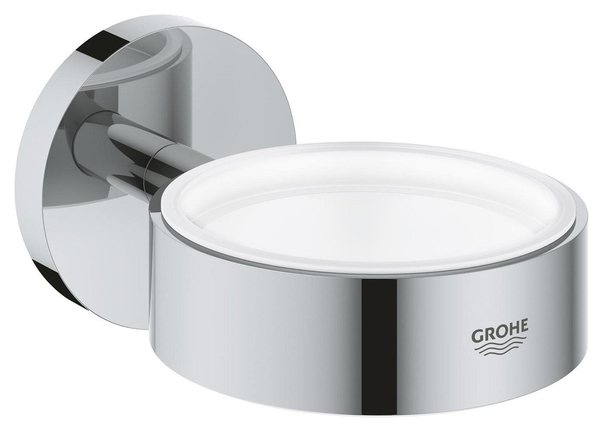 GROHE Essentials Halter für Glas, Seifenschale oder Seifenspender (chrom)