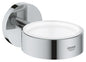 GROHE Essentials Halter für Glas, Seifenschale oder Seifenspender (chrom)