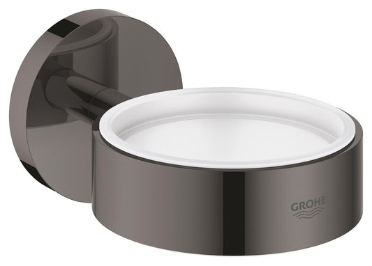 GROHE Essentials Halter 40369 für Glas, Seifenschale oder Seifenspender (hard graphite)