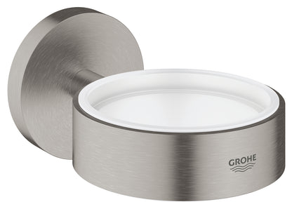 GROHE Essentials Halter für Glas, Seifenschale oder Seifenspender (supersteel)
