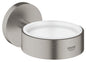 GROHE Essentials Halter für Glas, Seifenschale oder Seifenspender (supersteel)