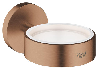 GROHE Essentials Halter 40369 für Glas, Seifenschale oder Seifenspender (warm sunset gebürstet)