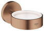 GROHE Essentials Halter 40369 für Glas, Seifenschale oder Seifenspender (warm sunset gebürstet)