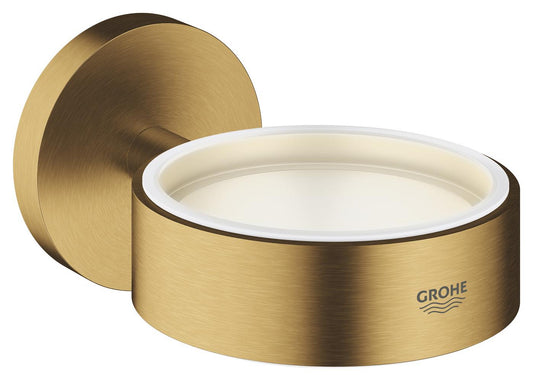 GROHE Essentials Halter 40369 für Glas, Seifenschale oder Seifenspender (cool sunrise gebürstet)