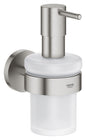 GROHE Essentials Seifenspender 40448 mit Halter (supersteel)