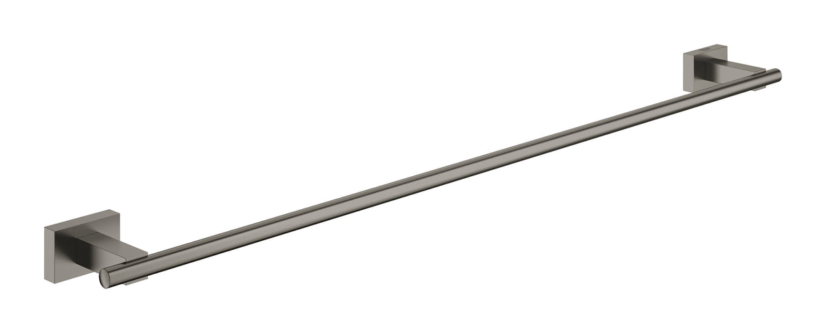 Grohe Essentials Cube Badetuchhalter 40509, 600 mm (hard graphite gebürstet)