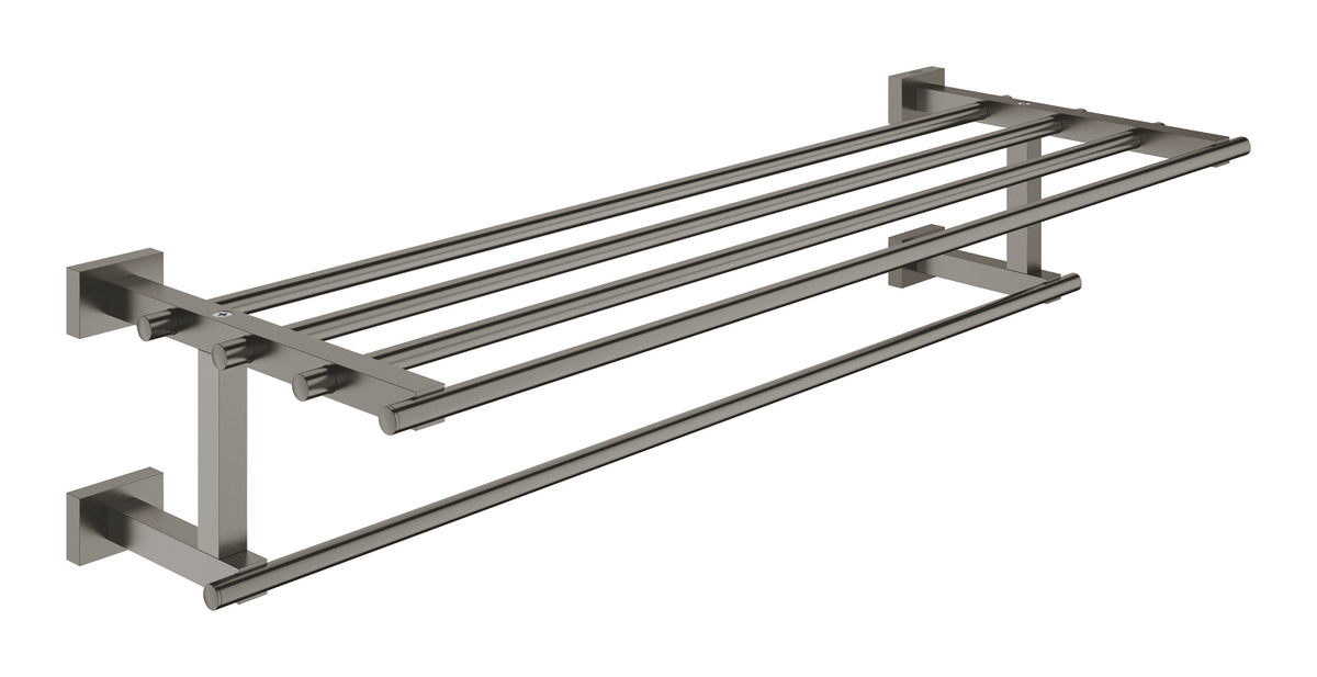 Grohe Essentials Cube Multi-Badetuchhalter 600 mm (hard graphite gebürstet)