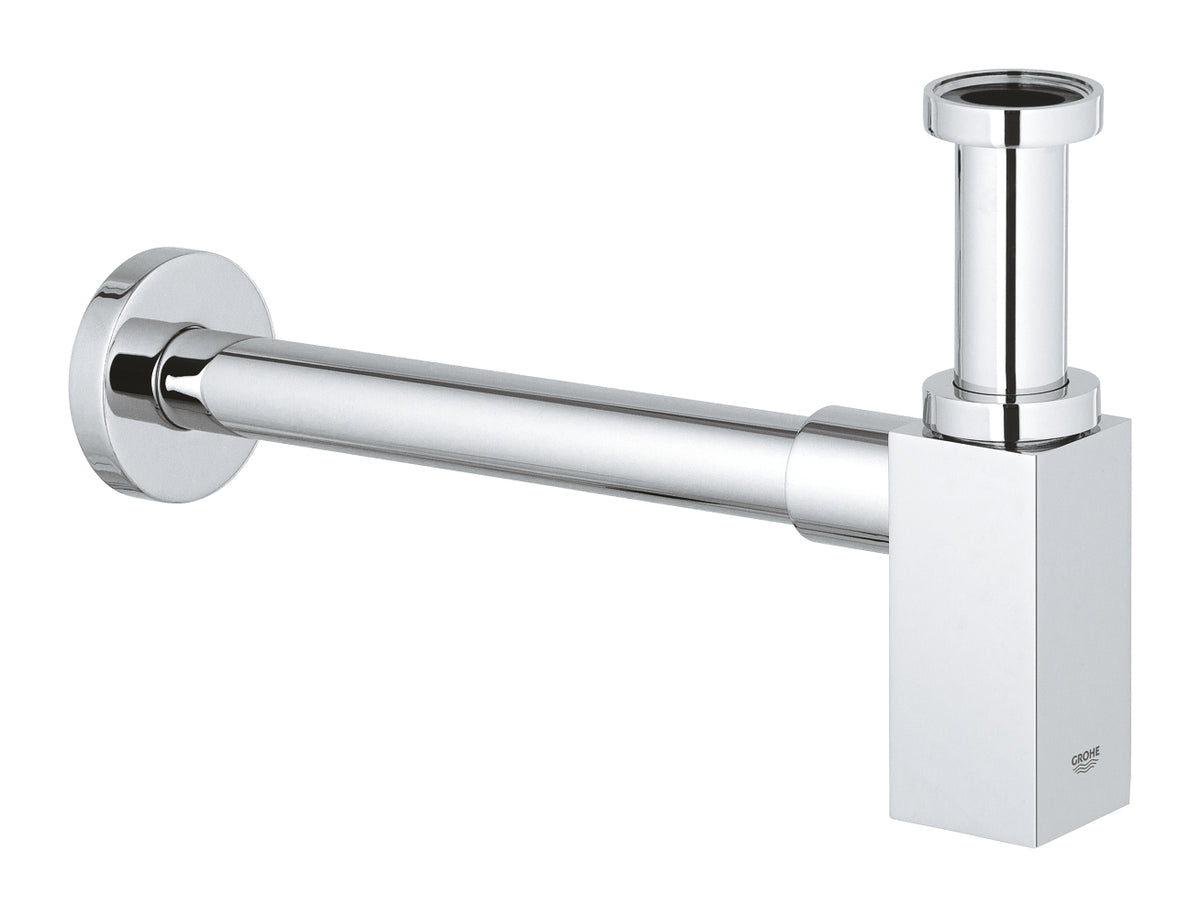 Grohe Geruchsverschluss 40564 eckig für Waschtisch, 1 1/4" (chrom)