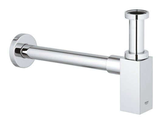 Grohe Geruchsverschluss 40564 eckig für Waschtisch, 1 1/4" (chrom)