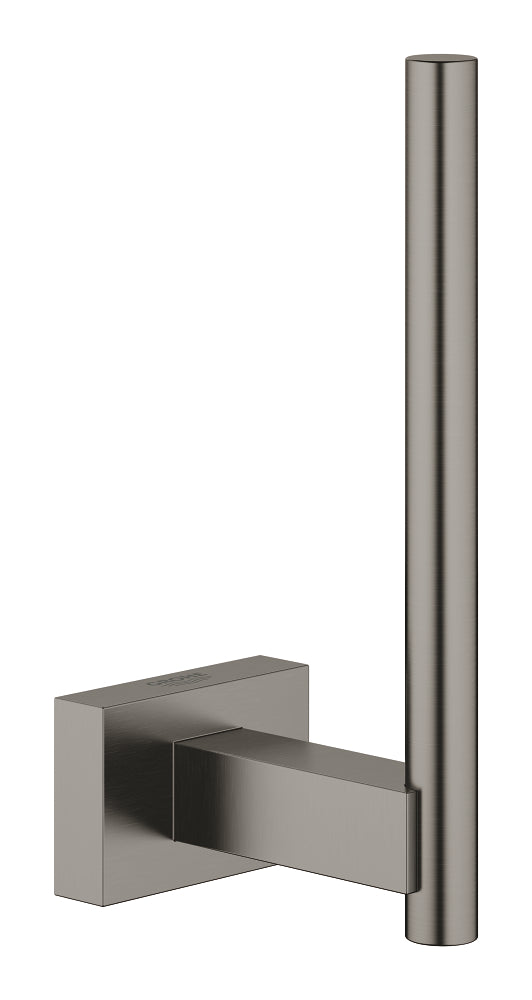 GROHE Essentials Cube Reservepapierhalter 40623 (hard graphite gebürstet)