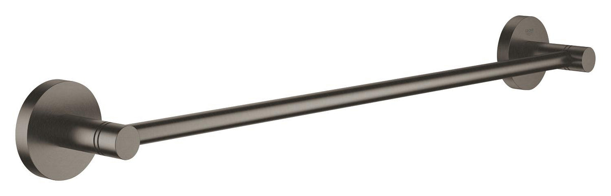 GROHE Essentials Badetuchhalter 40688, 504 mm (hard graphite gebürstet)