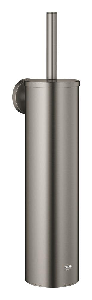 Grohe Essentials Toilettenbürstengarnitur 40696, Wandmontage (hard graphite gebürstet)