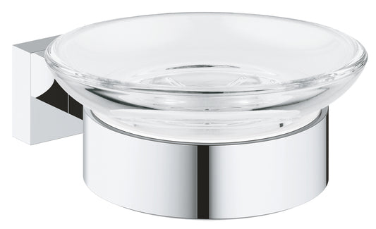 GROHE Essentials Cube Seifenschale mit Halter 40754 (chrom)