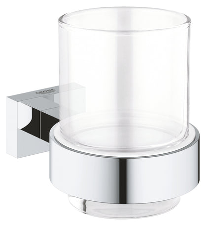 GROHE Essentials Cube Glas mit Halter 40755 (chrom)
