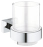GROHE Essentials Cube Glas mit Halter 40755 (chrom)