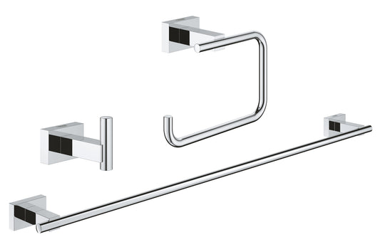 Grohe Essentials Cube Bad-Accessoire-Set 3 in 1, 40777 (chrom)