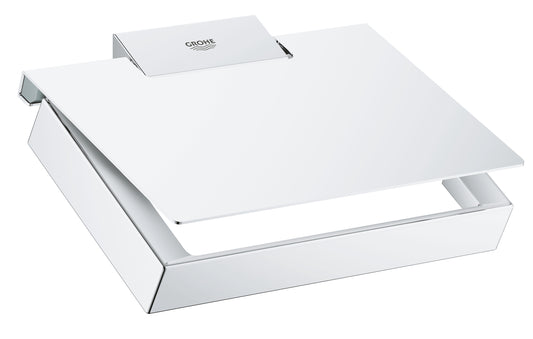 Grohe Selection Cube WC-Papierhalter 40781 mit Deckel (chrom)