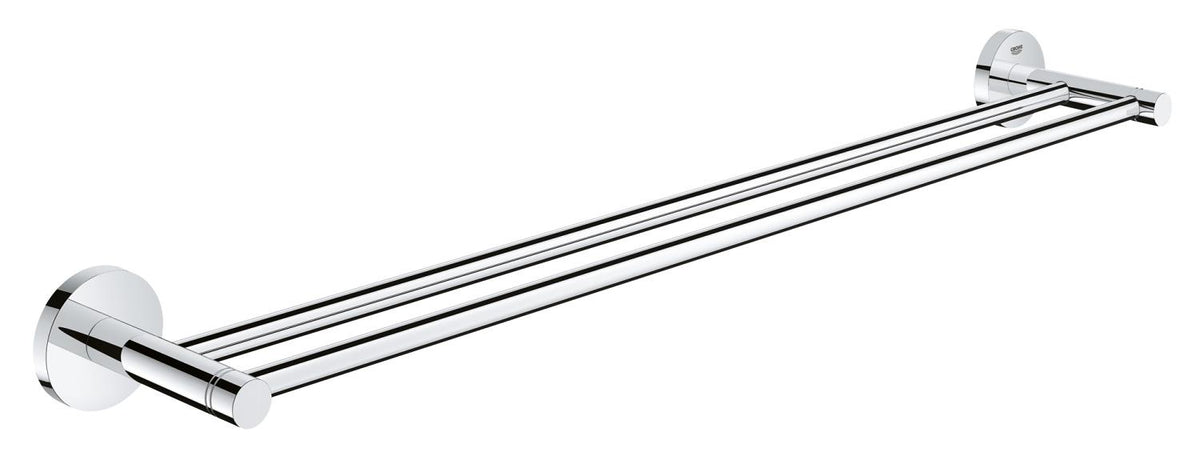 GROHE Essentials Doppel-Badetuchhalter 40802, 654 mm (chrom)